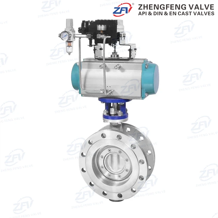 Pneumatic Triple Offset Butterfly Valve